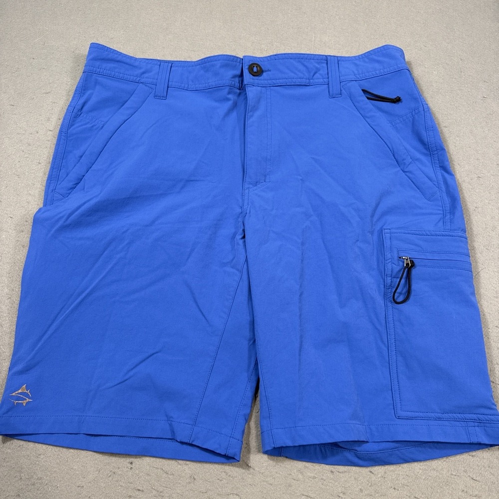 Loco Skailz UPF 50 Sun Protection Mens 38  10" Cargo BOARDShorts  Blue NWOT
